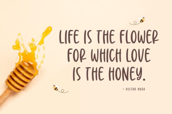 Honey Lumeri Font font preview - 3