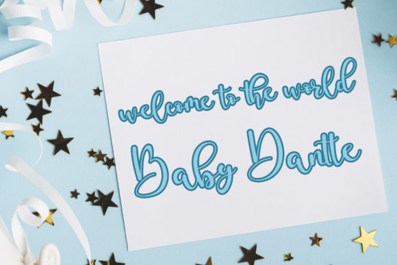 Jocellyne Font PNG with transparent background - Preview 3