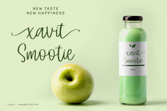 Limelly Font PNG with transparent background - Preview 3