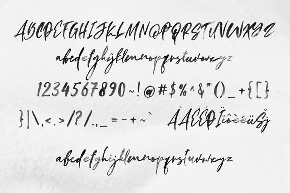 OnsFina Font PNG with transparent background - Preview 6