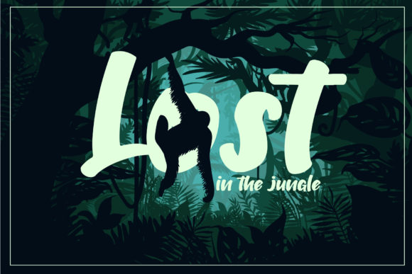 Orangutan Font PNG with transparent background - Preview 2