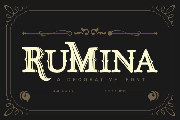 Rumina font