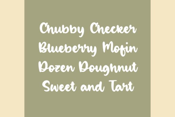 Baked Almond Font - Preview 1