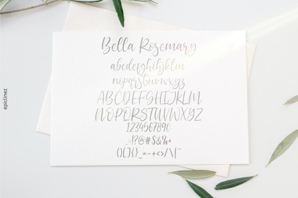 Bella Rosemary Font - Preview 5