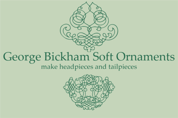 George Bickham Soft Ornaments Font - Preview 1