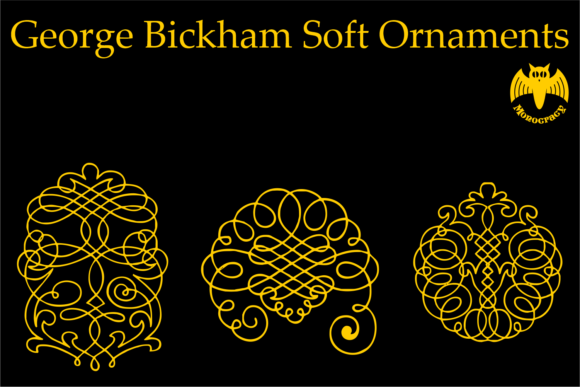 George Bickham Soft Ornaments Font - Preview 2