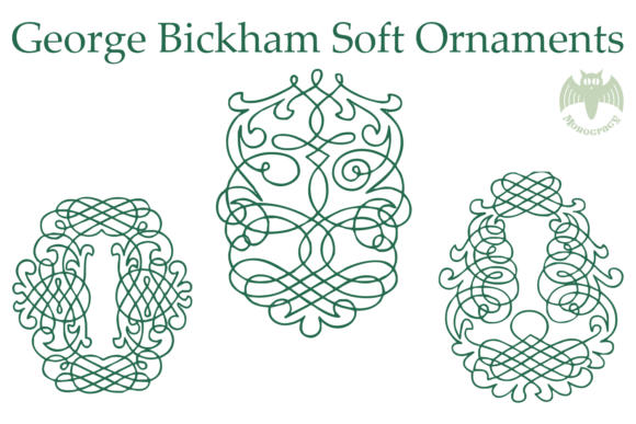 George Bickham Soft Ornaments Font - Preview 3