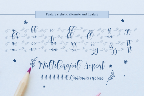 Nalisha Font PNG with transparent background - Preview 5