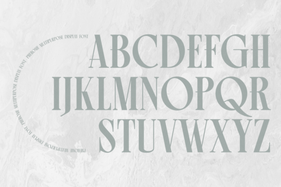 Pherome Font PNG with transparent background - Preview 1