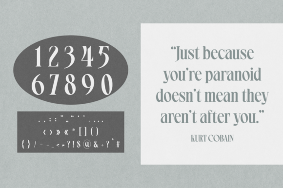 Pherome Font PNG with transparent background - Preview 5