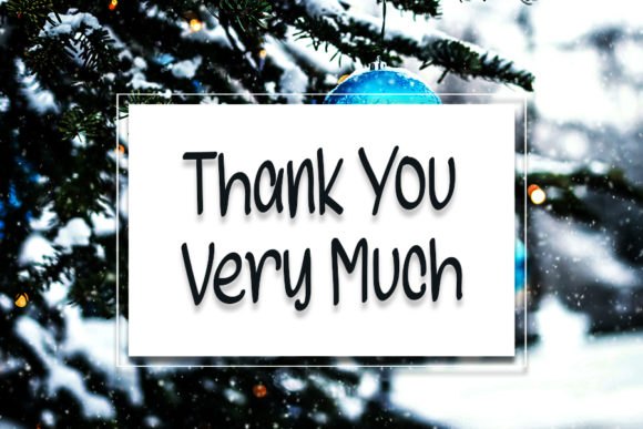 Afternoon Christmas Font - Preview 4