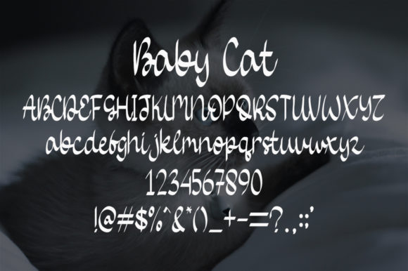 Baby Cat Font - Preview 4