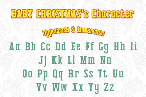 Baby Christmas Font - Preview 1