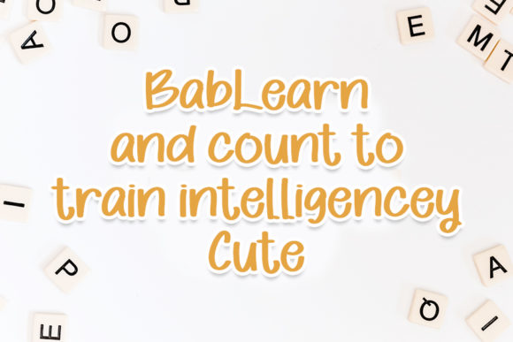 Baby Cute Font - Preview 1