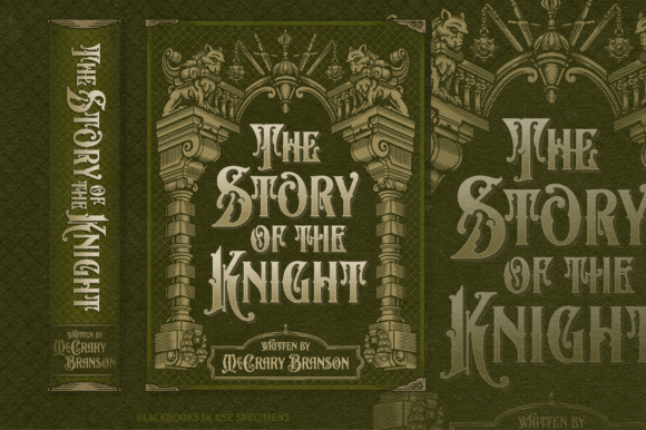 Black Books Victorian Font - Preview 2