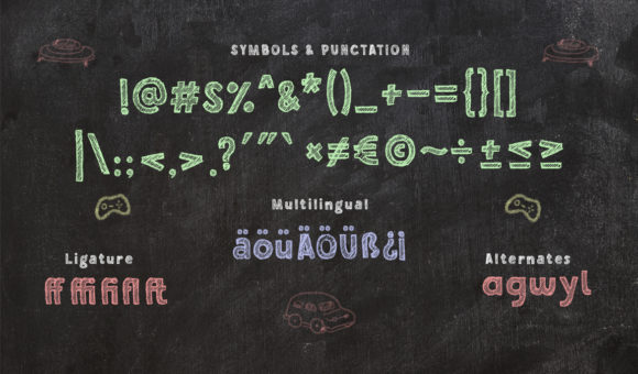 Chalkboy Font - Preview 2