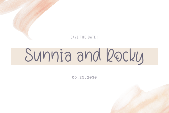 December Love Font - Preview 1