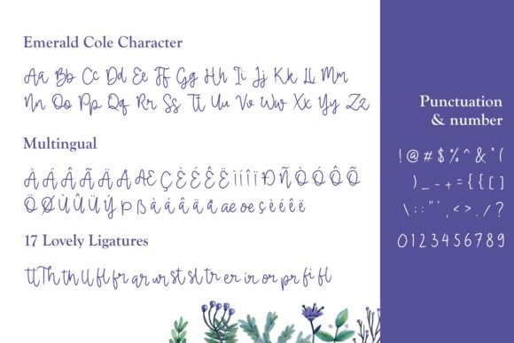 Emerald Cole Font - Preview 6