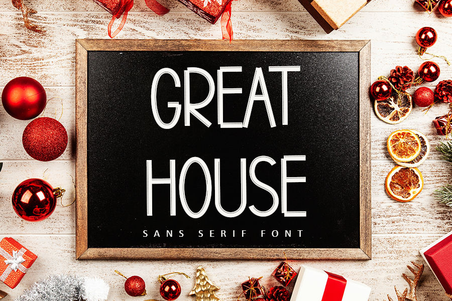 Great House Font by Inermedia STUDIO · Creative Fabrica