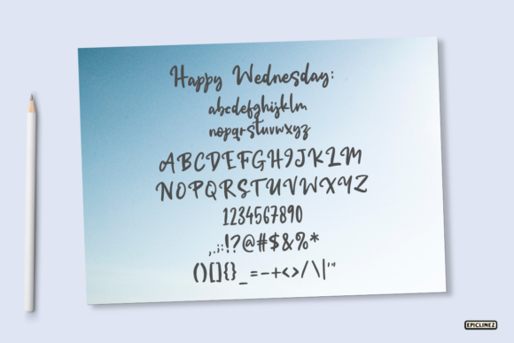 Happy Wednesday Font - Preview 4