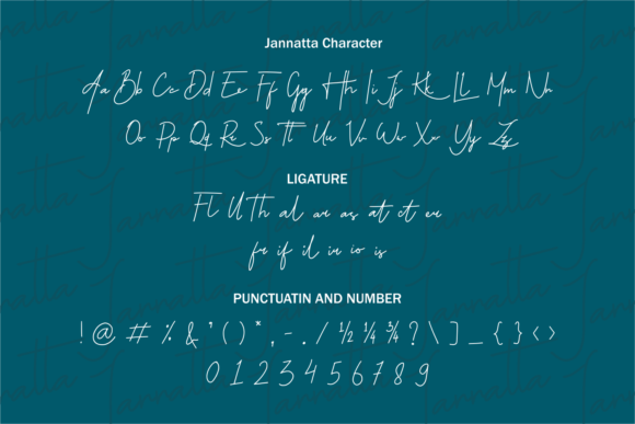 Jannatta Font PNG with transparent background - Preview 6