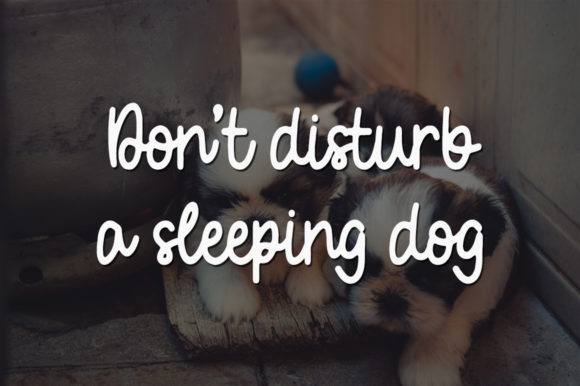 Little Dog Font PNG with transparent background - Preview 2