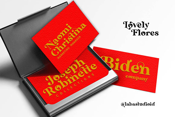 Lovely Flores Font PNG with transparent background - Preview 1