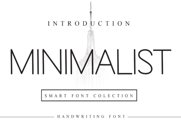 Minimalist Font by Roronoa zoro.S.P.D · Creative Fabrica font preview