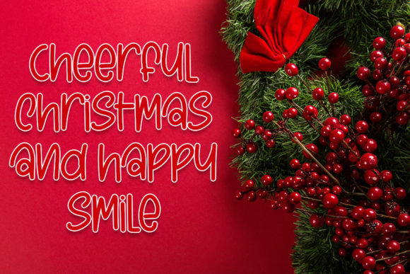 Planet Santa Font PNG with transparent background - Preview 2