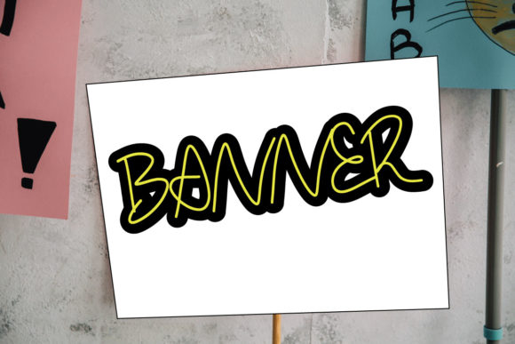 Resign Font PNG with transparent background - Preview 2
