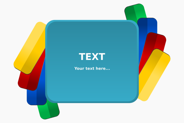 Text Background Rounded Rectangle Banner Graphic by faqeeh · Creative ...