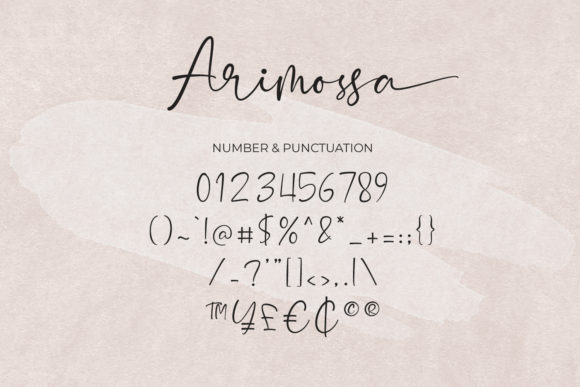 Arimossa Font - Preview 3
