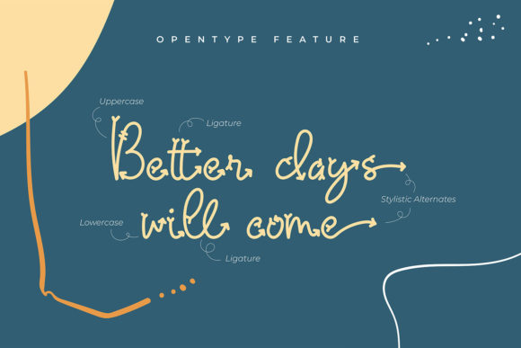 Arrow Lines Font - Preview 3