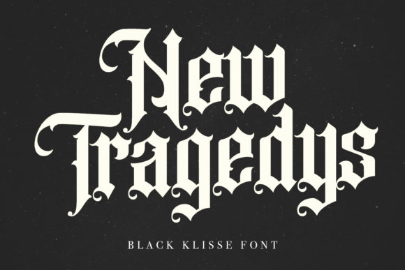 Black Klisse Font - Preview 3