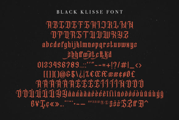 Black Klisse Font - Preview 5