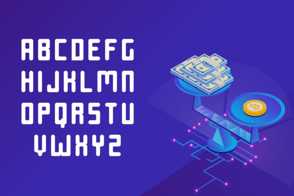 Blockchain Font - Preview 1