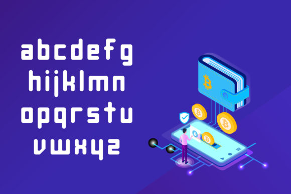 Blockchain Font - Preview 3