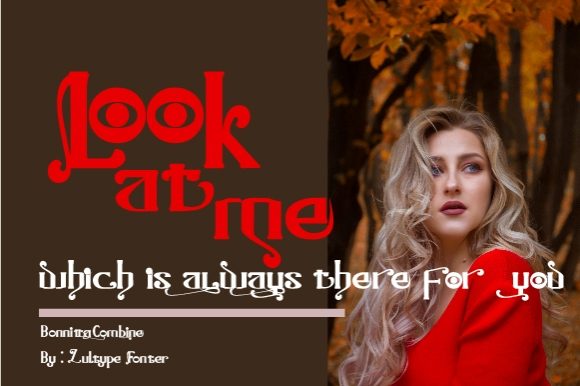 Bonnitta Combine Font - Preview 3
