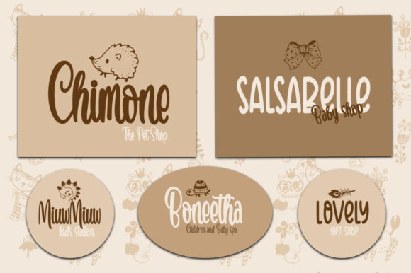 Catheline Pretty Meow Font - Preview 3