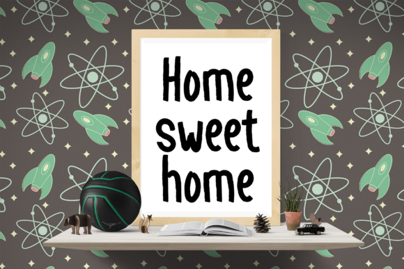Christmas Background Font - Preview 4