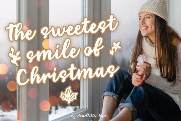 Christmas Warmth Font PNG with transparent background - Preview 1