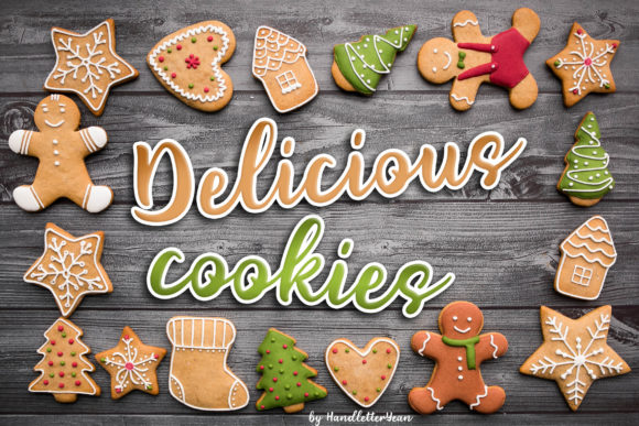 Christmas Warmth Font PNG with transparent background - Preview 2