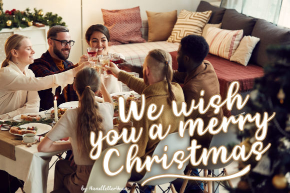 Christmas Warmth Font PNG with transparent background - Preview 3