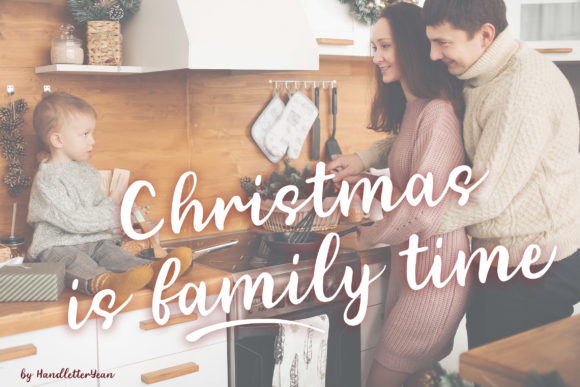 Christmas Warmth Font PNG with transparent background - Preview 6