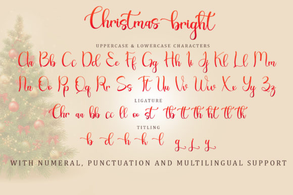 Christsmas Bright Font - Preview 6