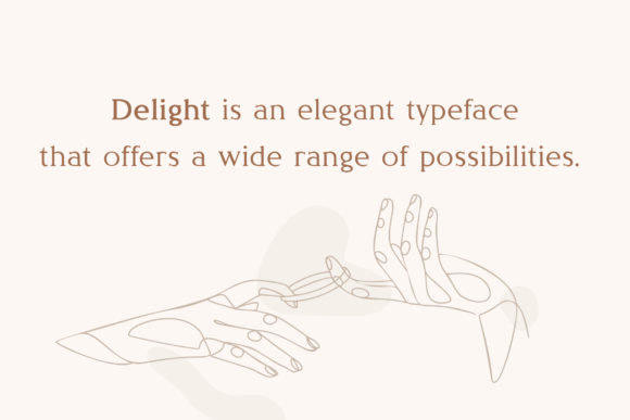Delight Font - Preview 1