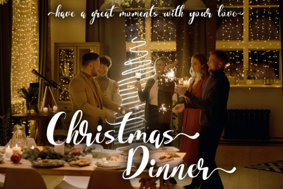Differently Christmas Font PNG with transparent background - Preview 5
