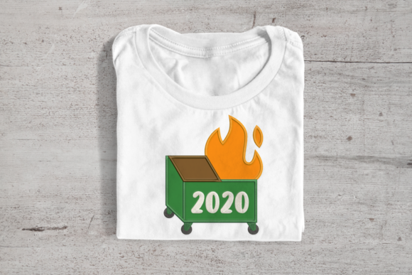 Dumpster Fire Applique