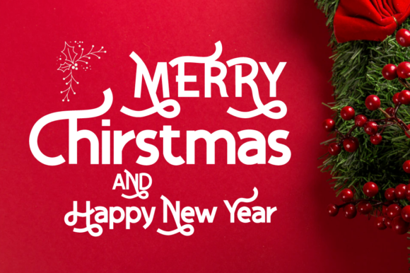 Festive Font - Preview 3