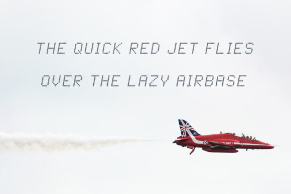 Flight Font PNG with transparent background - Preview 1